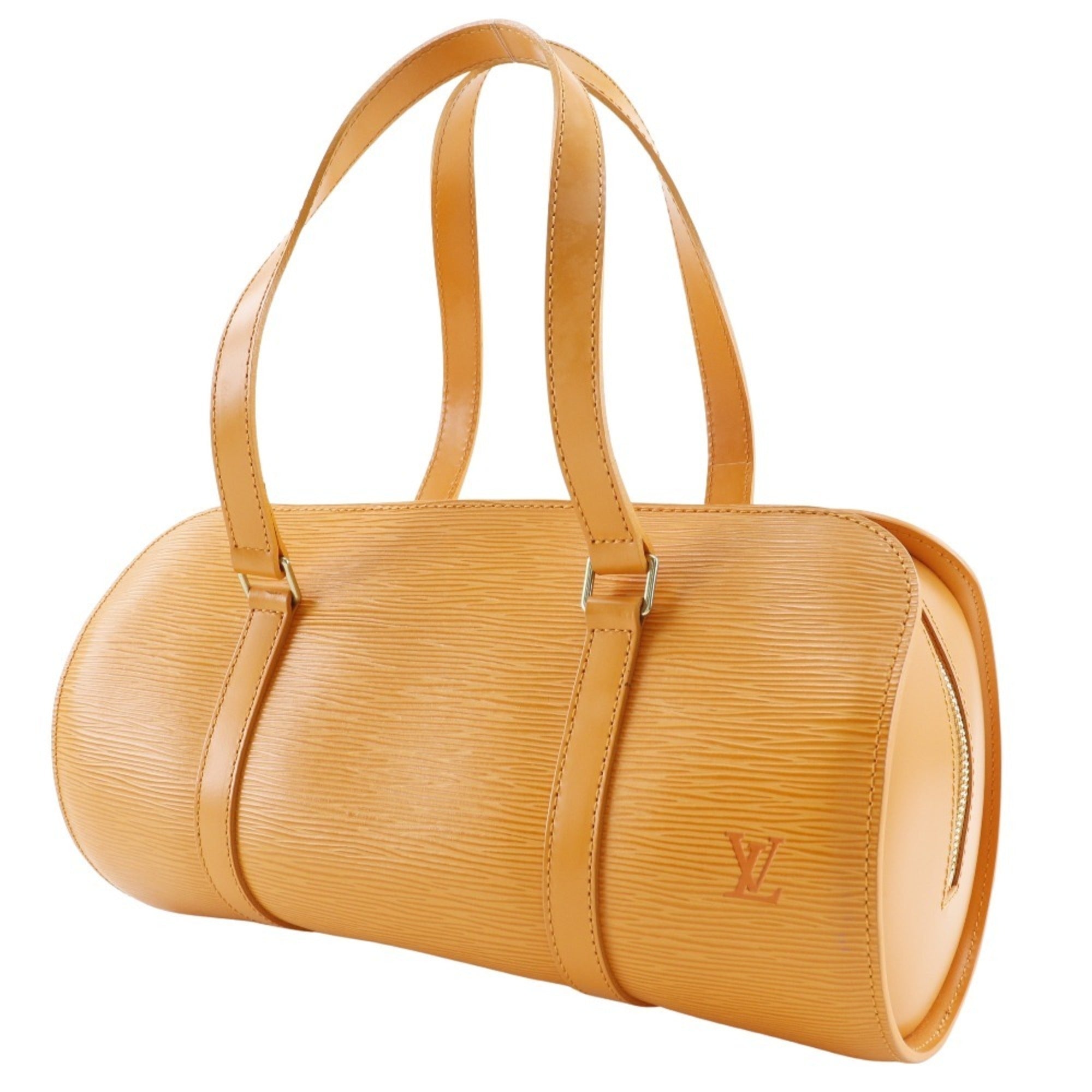 Louis Vuitton Orange Epi Leather Handbag (Pre-Owned)