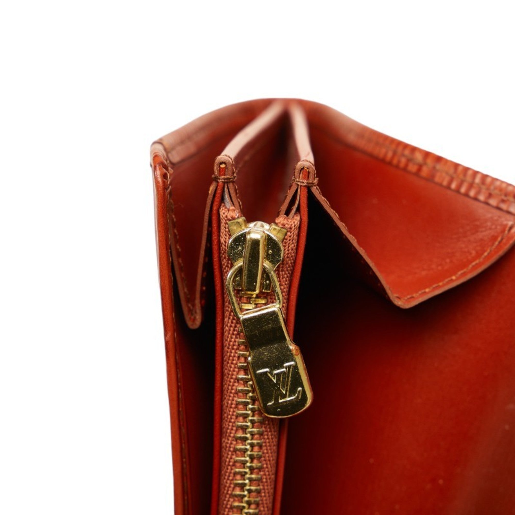 Louis Vuitton Epi Kenyan Brown Epi Leather Long Wallet (Bi-Fold) (Pre-Owned)