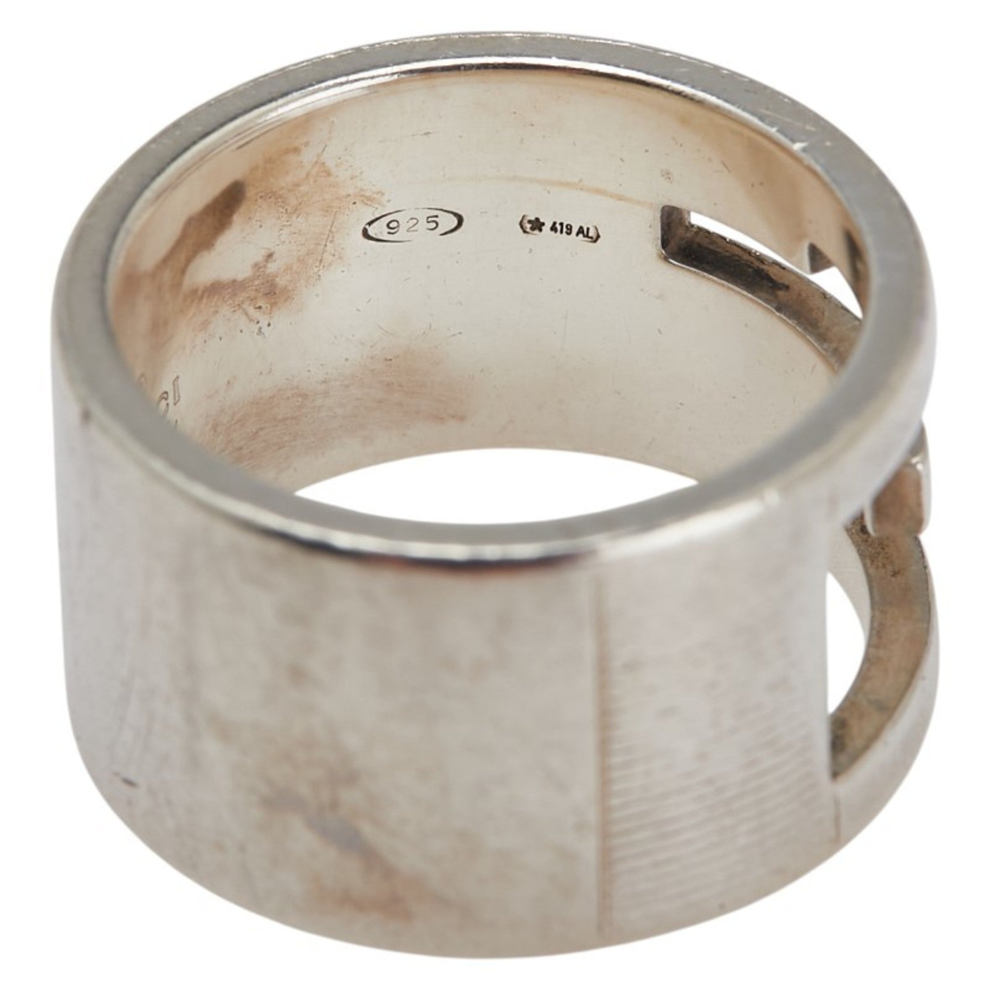 Gucci Silver Silver 925 Band Ring (Pre-Owned)