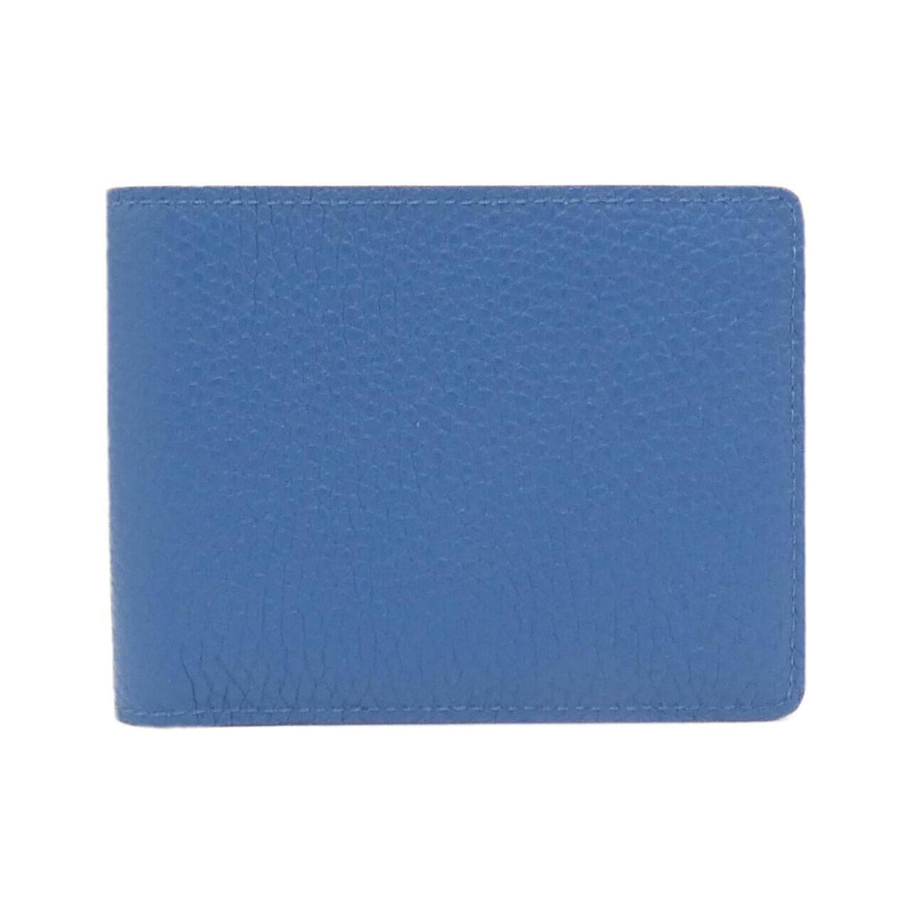 Louis Vuitton Blue Leather Long Bill Wallet (Bi-Fold) (Pre-Owned)