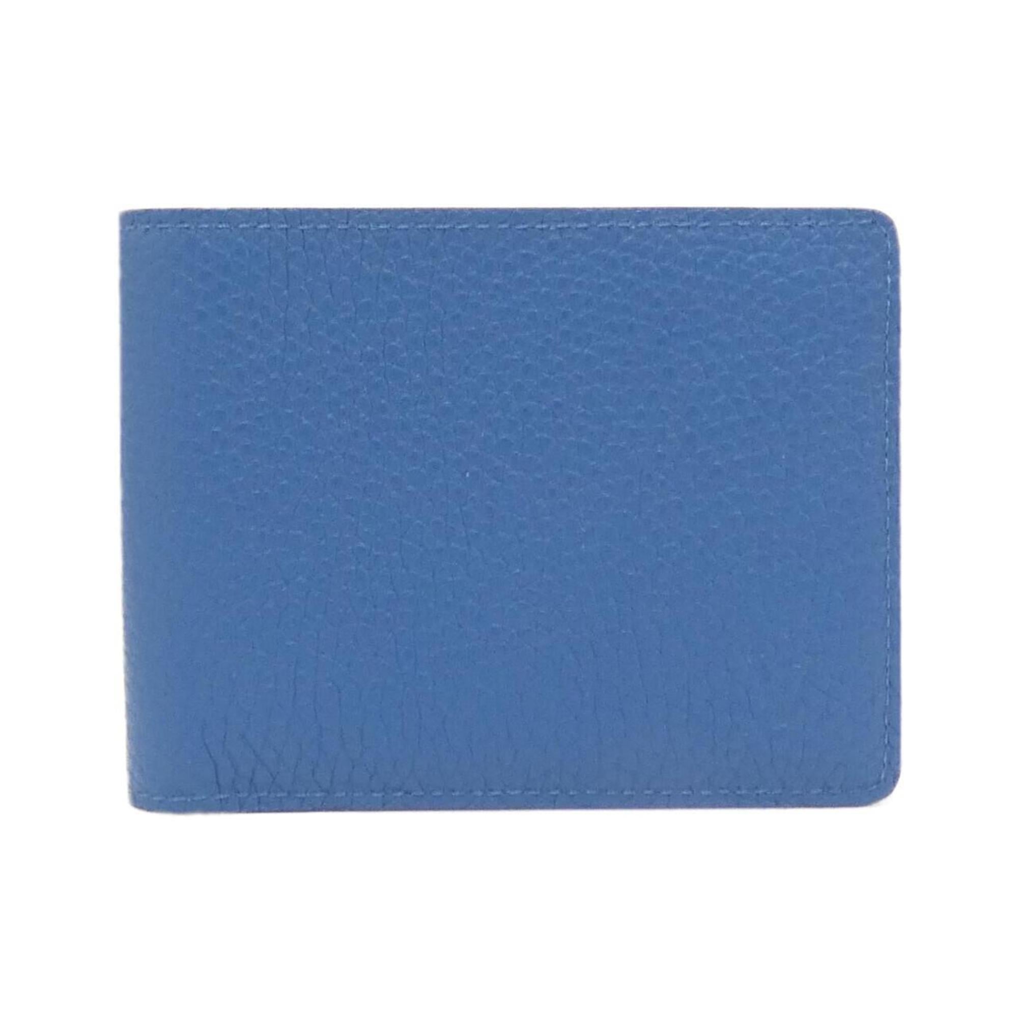 Louis Vuitton Blue Leather Long Bill Wallet (Bi-Fold) (Pre-Owned)