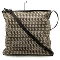Fendi Brown Canvas Shoulder Bag (Pre-Owned)