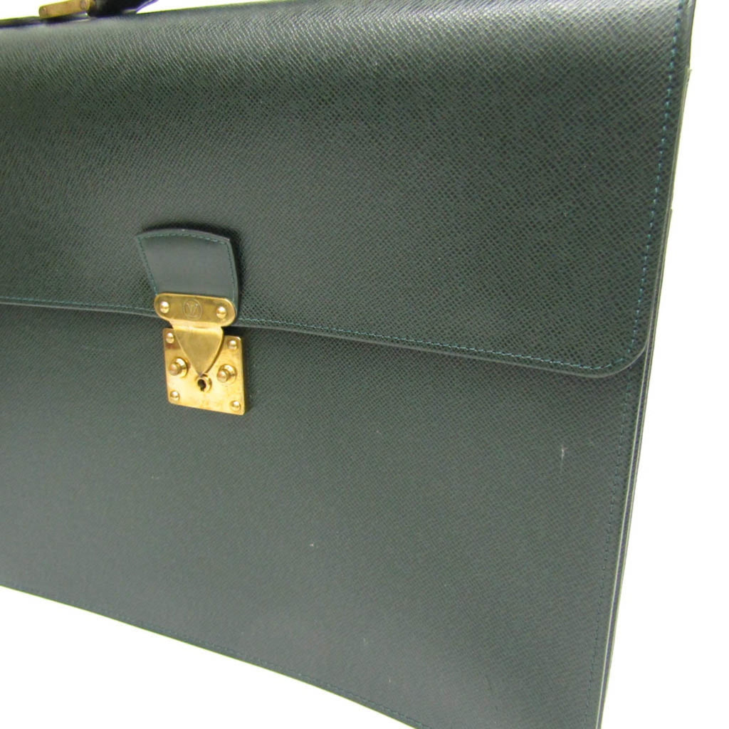 Louis Vuitton Taiga Episea Taiga Leather Briefcase (Pre-Owned)