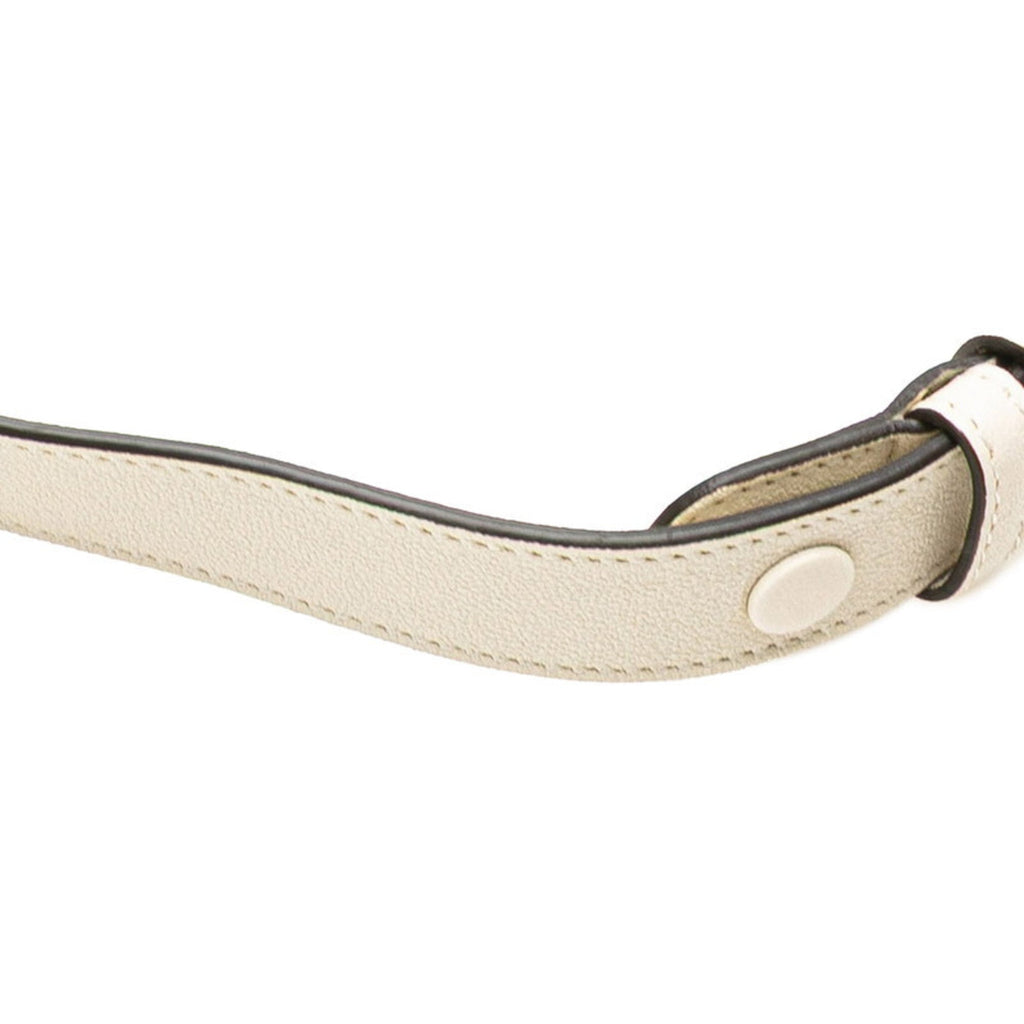 Gucci White Leather Handbag Shoulder Bag (Pre-Owned)