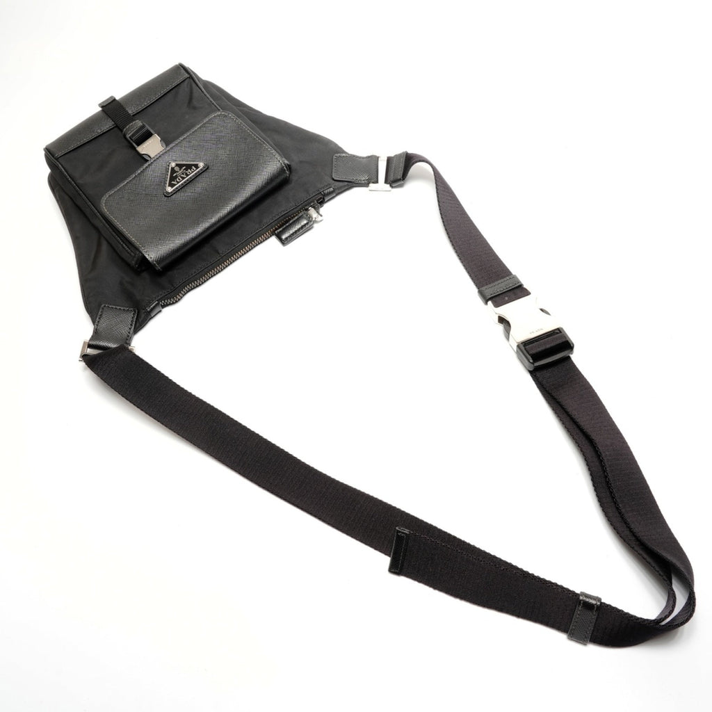 Prada Black Nylon Shoulder Bag (Pre-Owned)