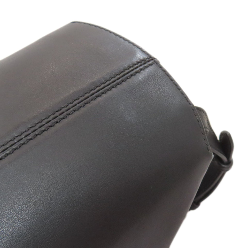 Fendi Black Leather Backpack (Pre-Owned)