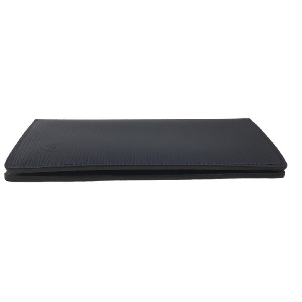 Louis Vuitton Navy Blue Epi Leather Long Wallet (Bi-Fold) (Pre-Owned)