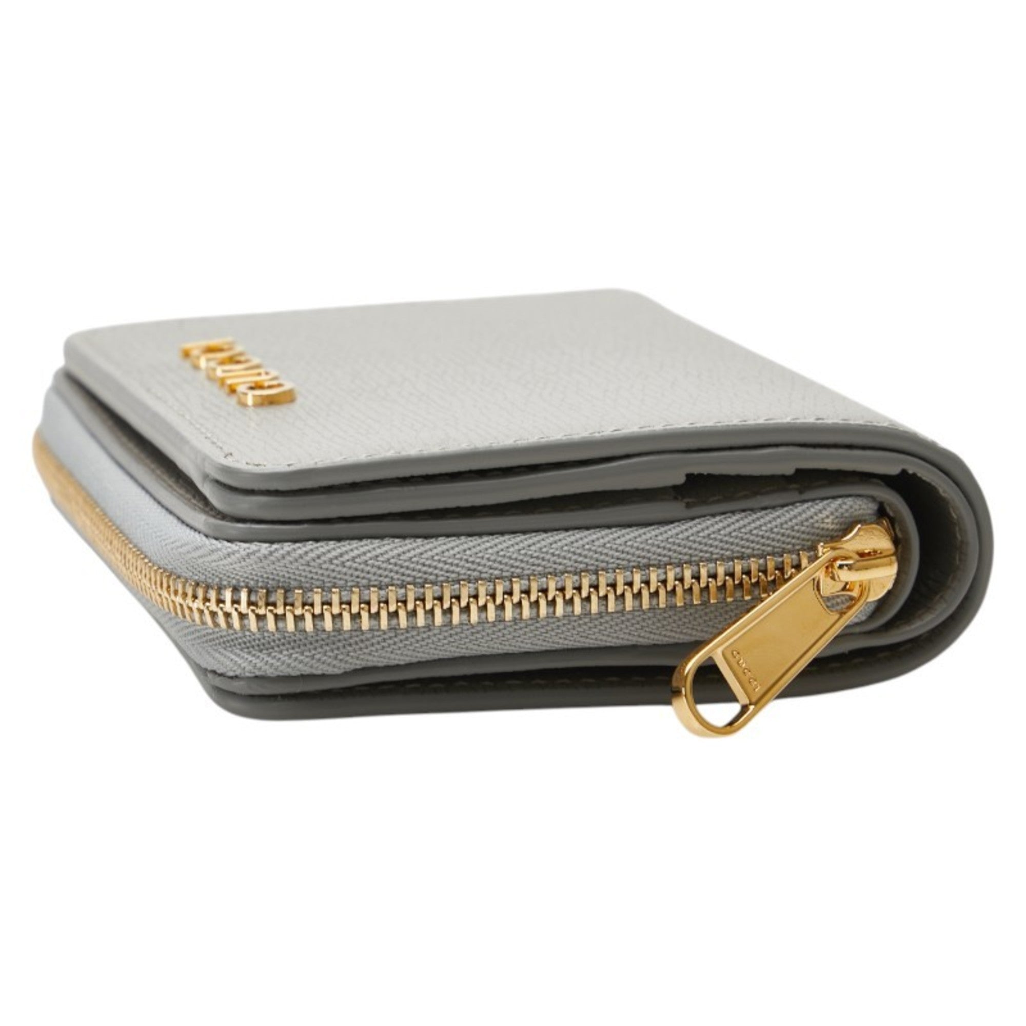 Gucci Gray Leather Wallet (Bi-Fold) (Pre-Owned)
