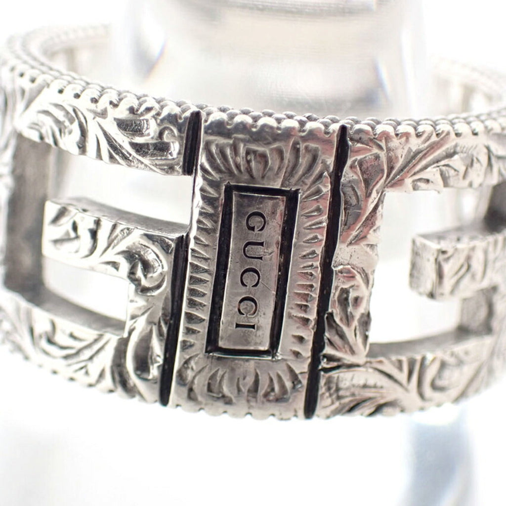 Gucci Silver Sterling Silver 925 Band Ring (Pre-Owned)