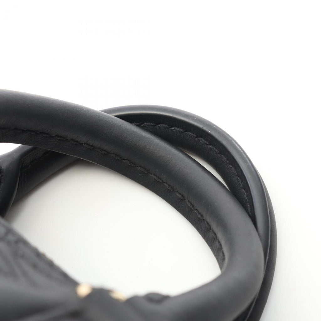 Louis Vuitton Black Noir Leather Handbag (Pre-Owned)
