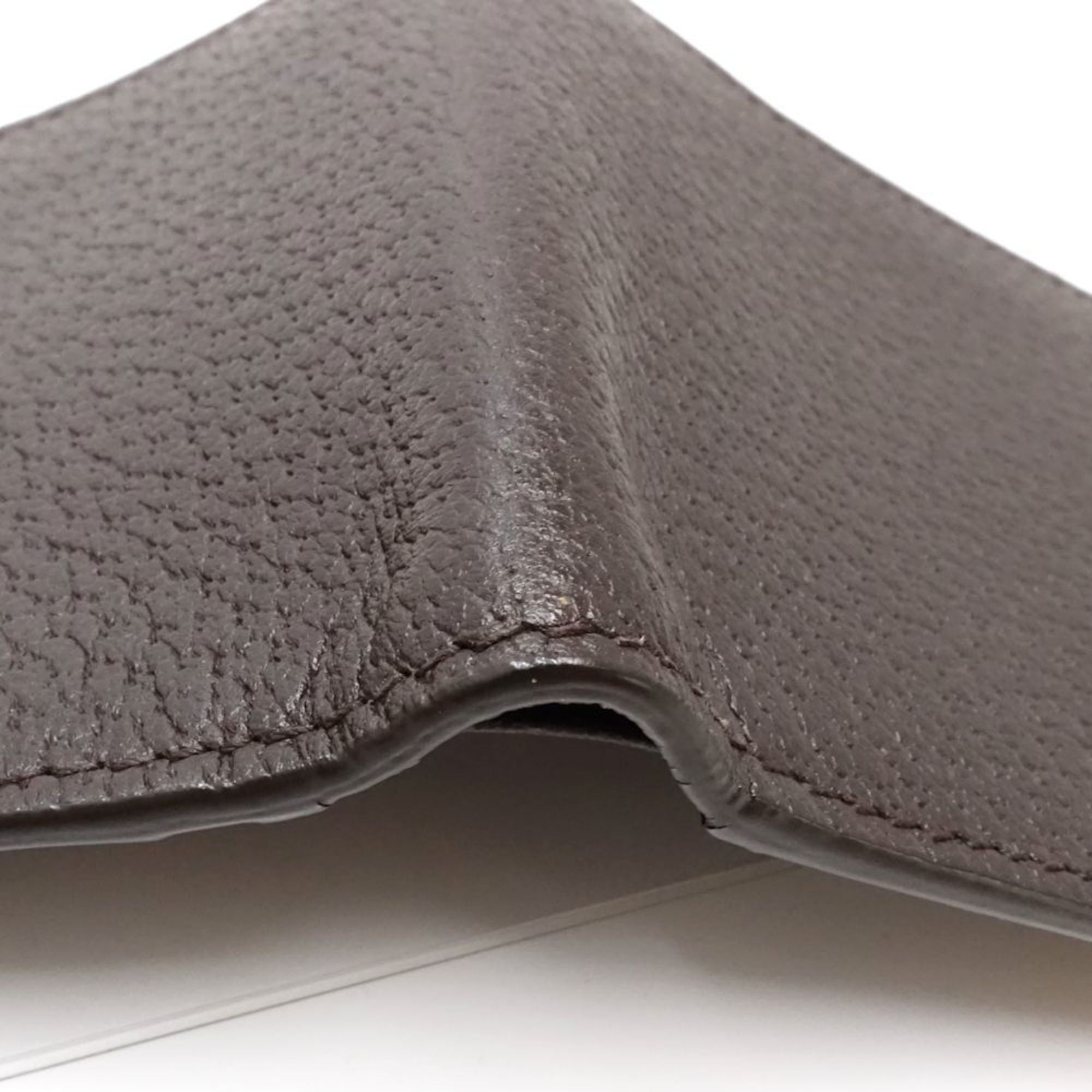 Gucci Dark Brown Leather Wallet (Bi-Fold) (Pre-Owned)