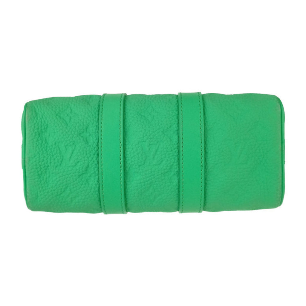 Louis Vuitton Green Leather Handbag Shoulder Bag (Pre-Owned)
