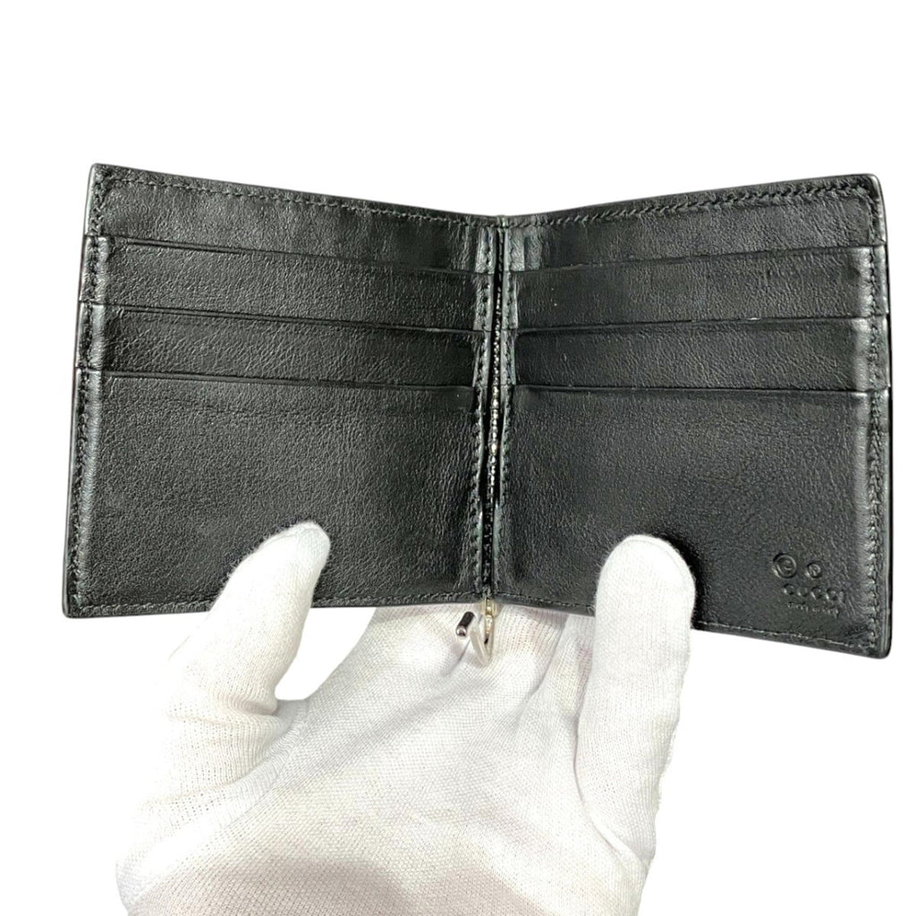 Gucci Black Leather Wallet (Bi-Fold) (Pre-Owned)
