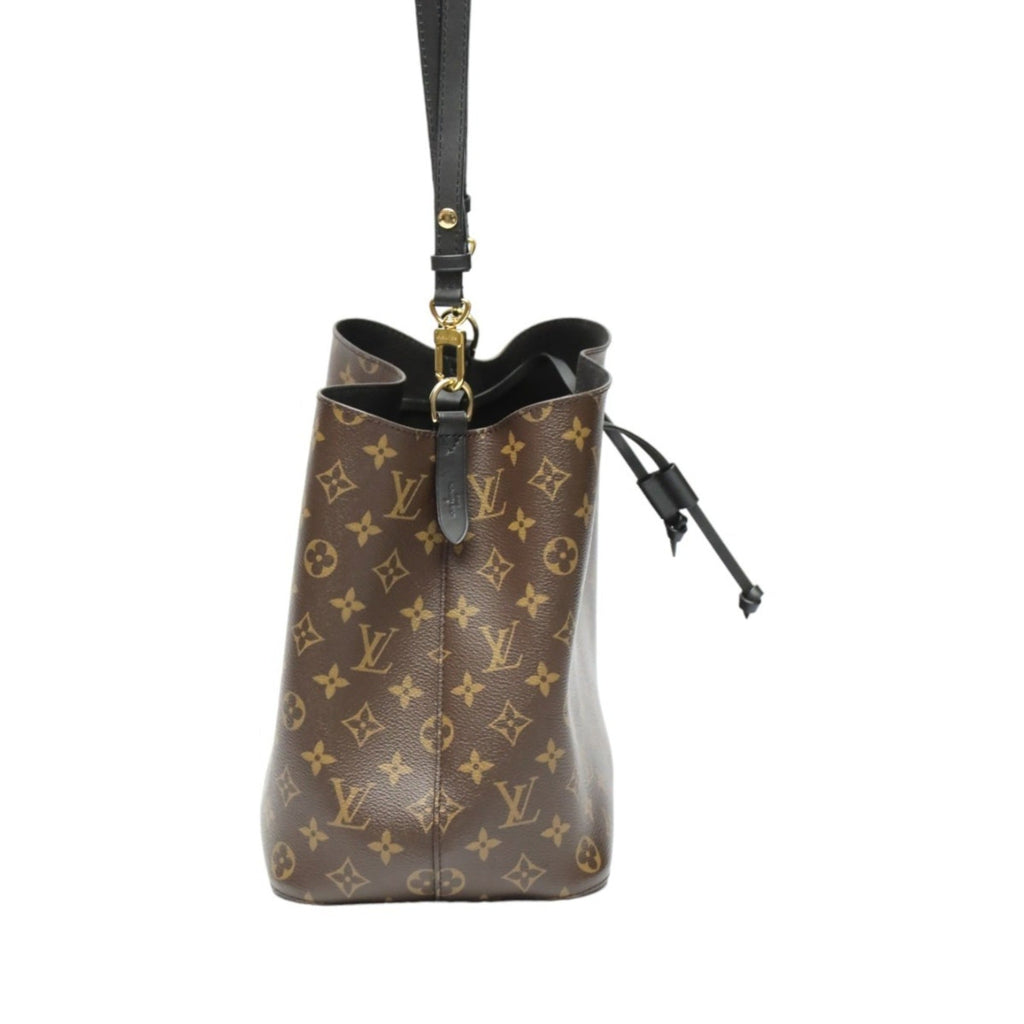 Louis Vuitton Brown Noir Monogram Canvas Shoulder Bag (Pre-Owned)