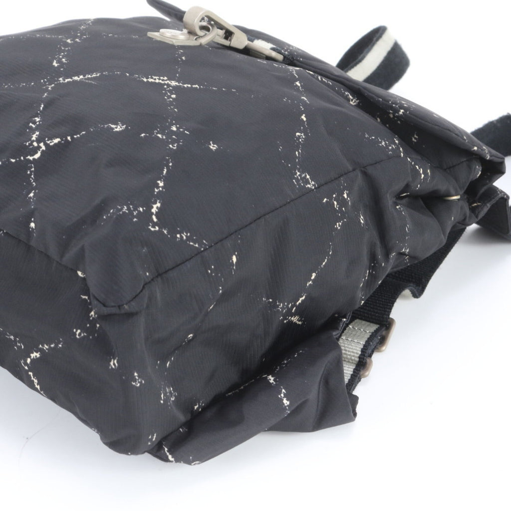 Chanel Travel Line Black White Backpack (Pre-Owned)
