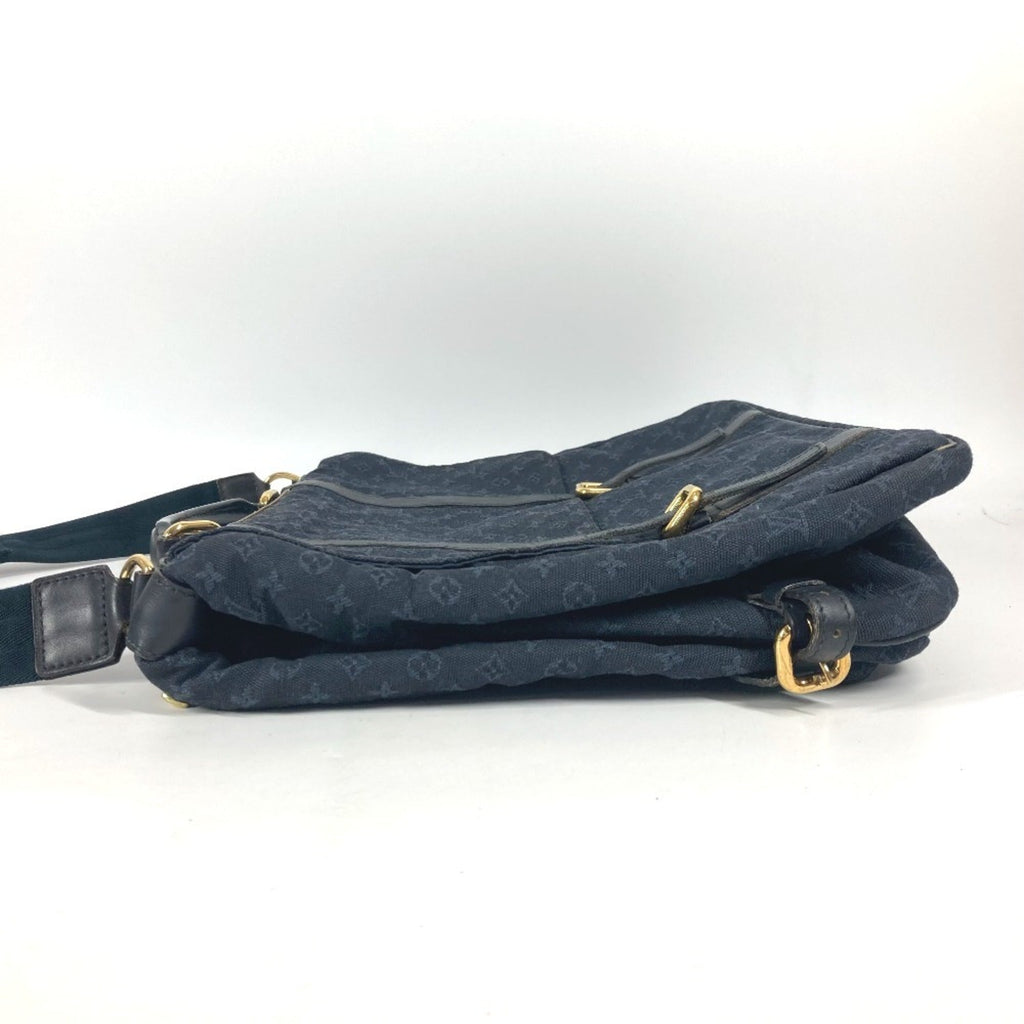 Louis Vuitton Monogram Mini Navy Monogram Mini Boston Bag Handbag Shoulder Bag (Pre-Owned)