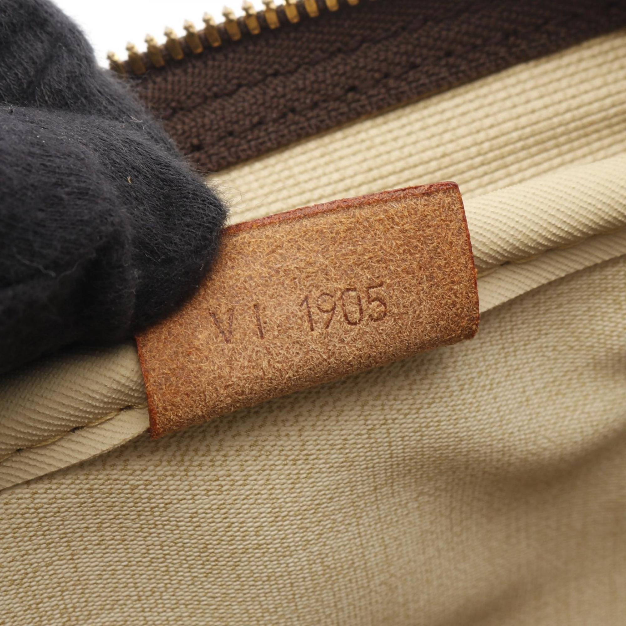 Louis Vuitton Brown Monogram Coated Canvas Handbag (Pre-Owned)