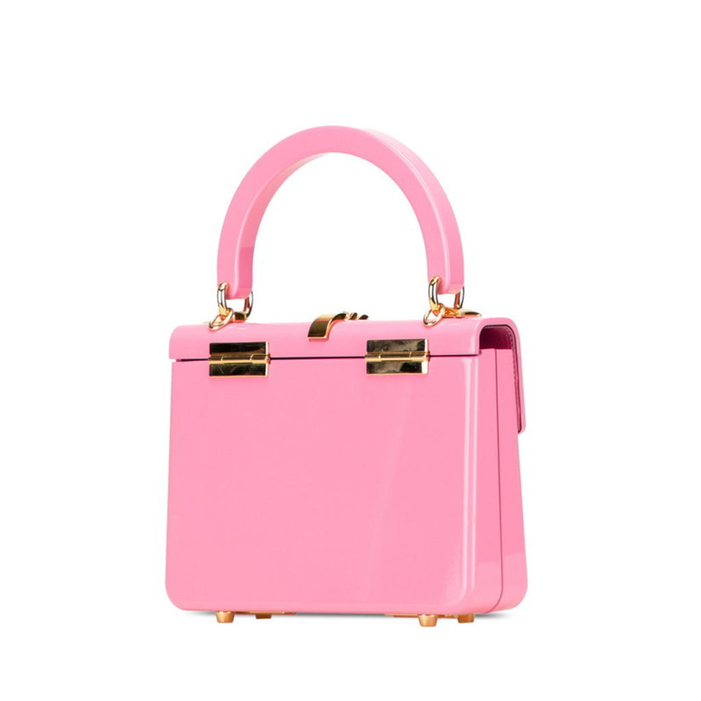 Gucci Pink Plastic Handbag Shoulder Bag (Pre-Owned)