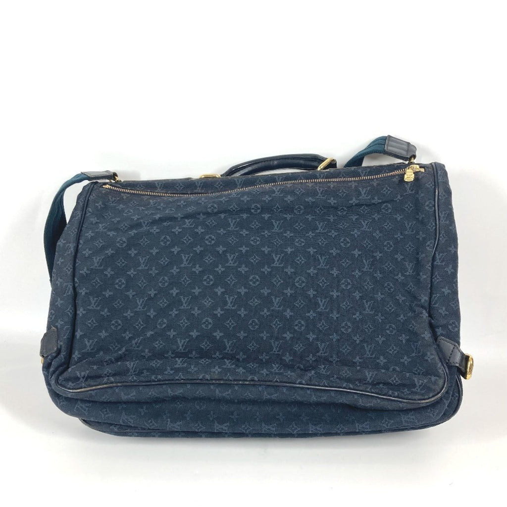 Louis Vuitton Monogram Mini Navy Monogram Mini Boston Bag Handbag Shoulder Bag (Pre-Owned)