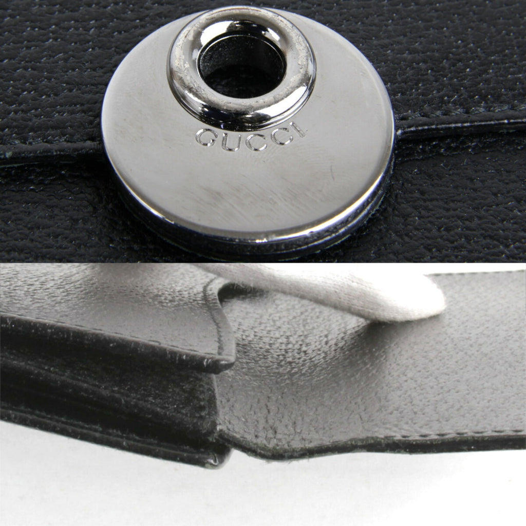 Gucci Black Leather Wallet (Bi-Fold) (Pre-Owned)