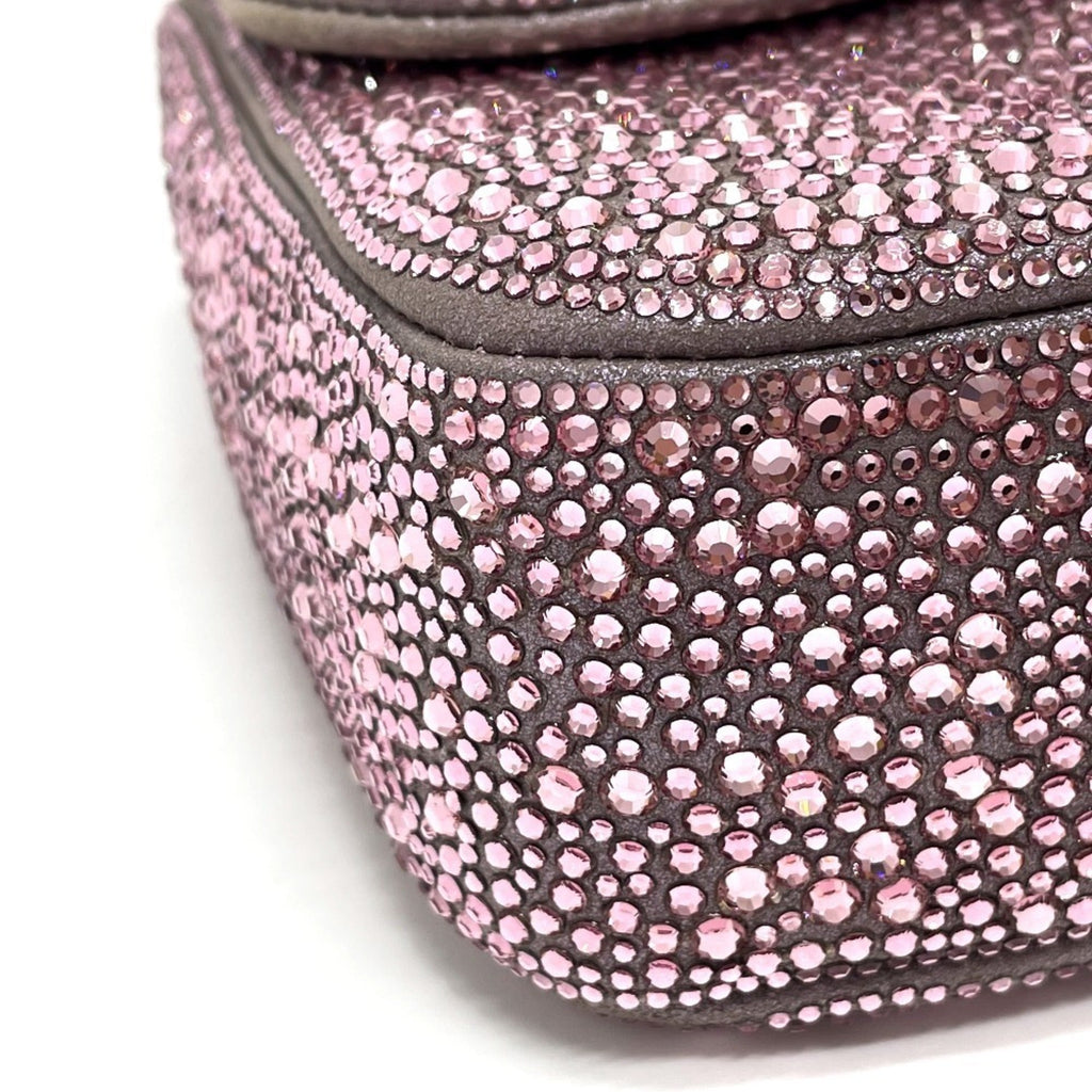 Chanel Pink Suede Shoulder Bag (Pre-Owned)