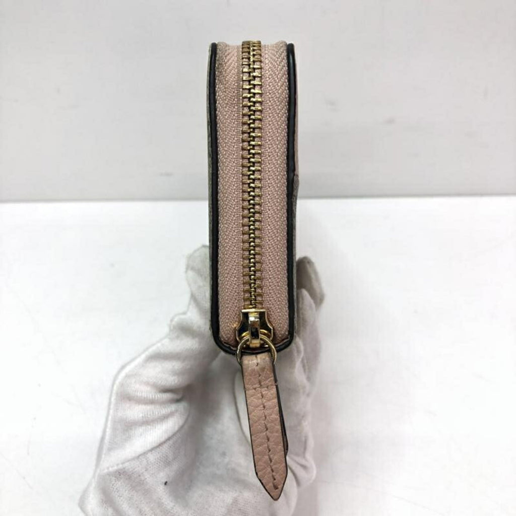 Gucci Pink Gg Canvas Long Wallet (Bi-Fold) (Pre-Owned)