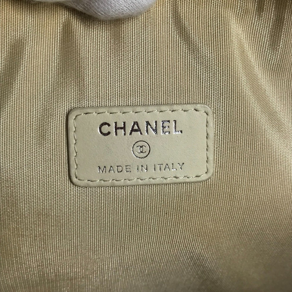 Chanel Blue Canvas Clutch Bag Pouch (Pre-Owned)