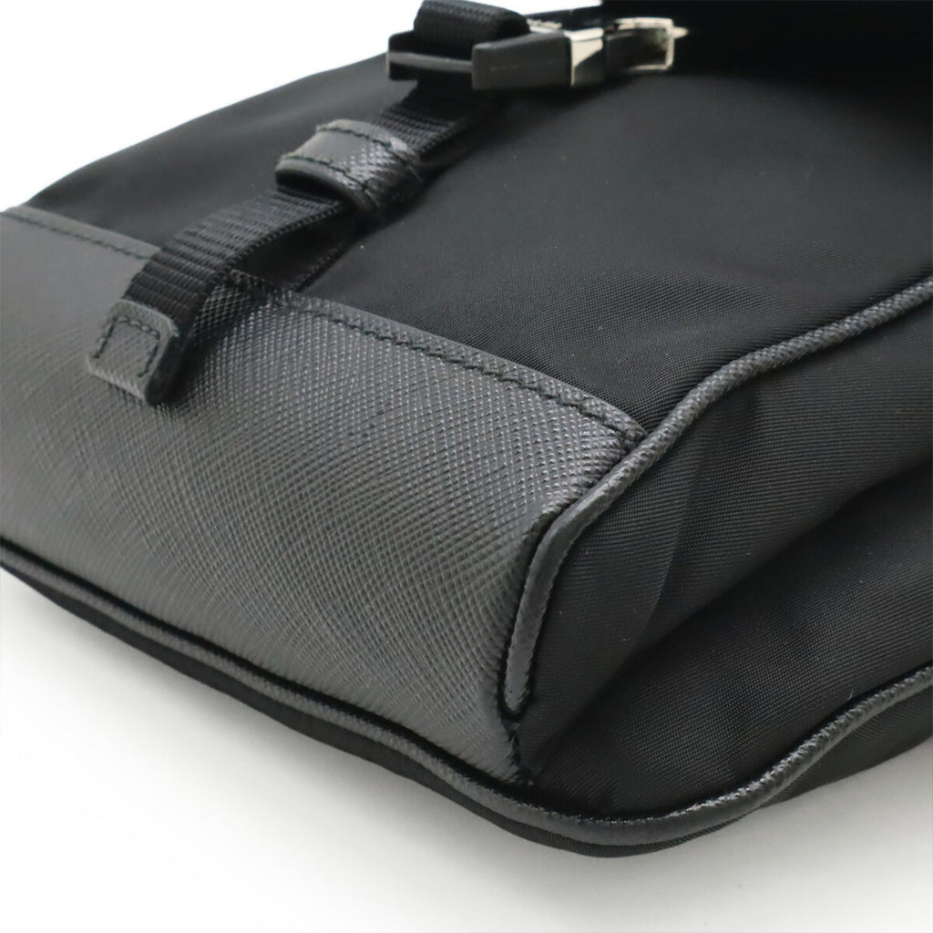 Prada Black Nero Nylon Pouch Sling Bag (Pre-Owned)