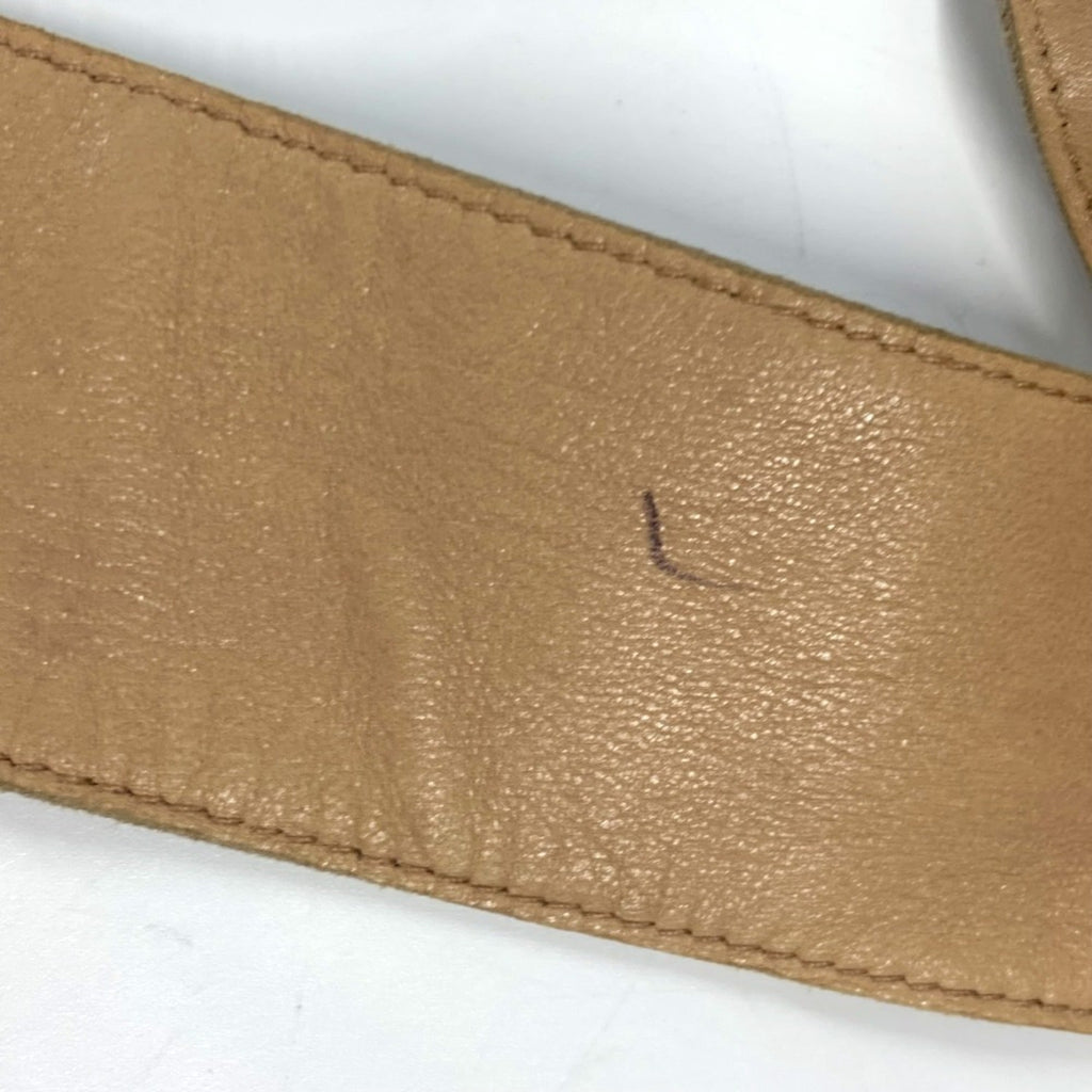 Chanel Beige Leather Shoulder Bag Tote Bag (Pre-Owned)