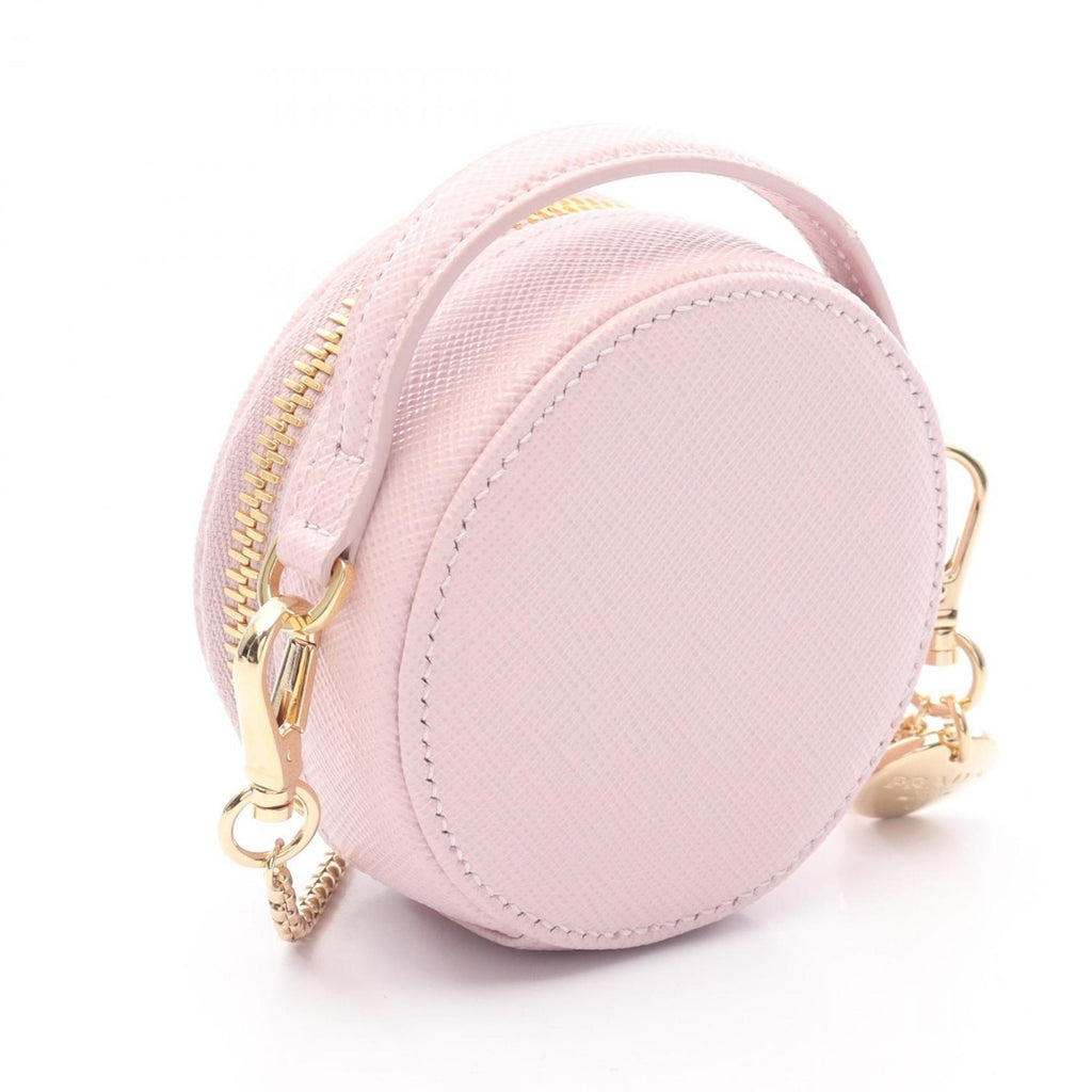 Prada Pink Saffiano Triangle Pouch Shoulder Bag (Pre-Owned)
