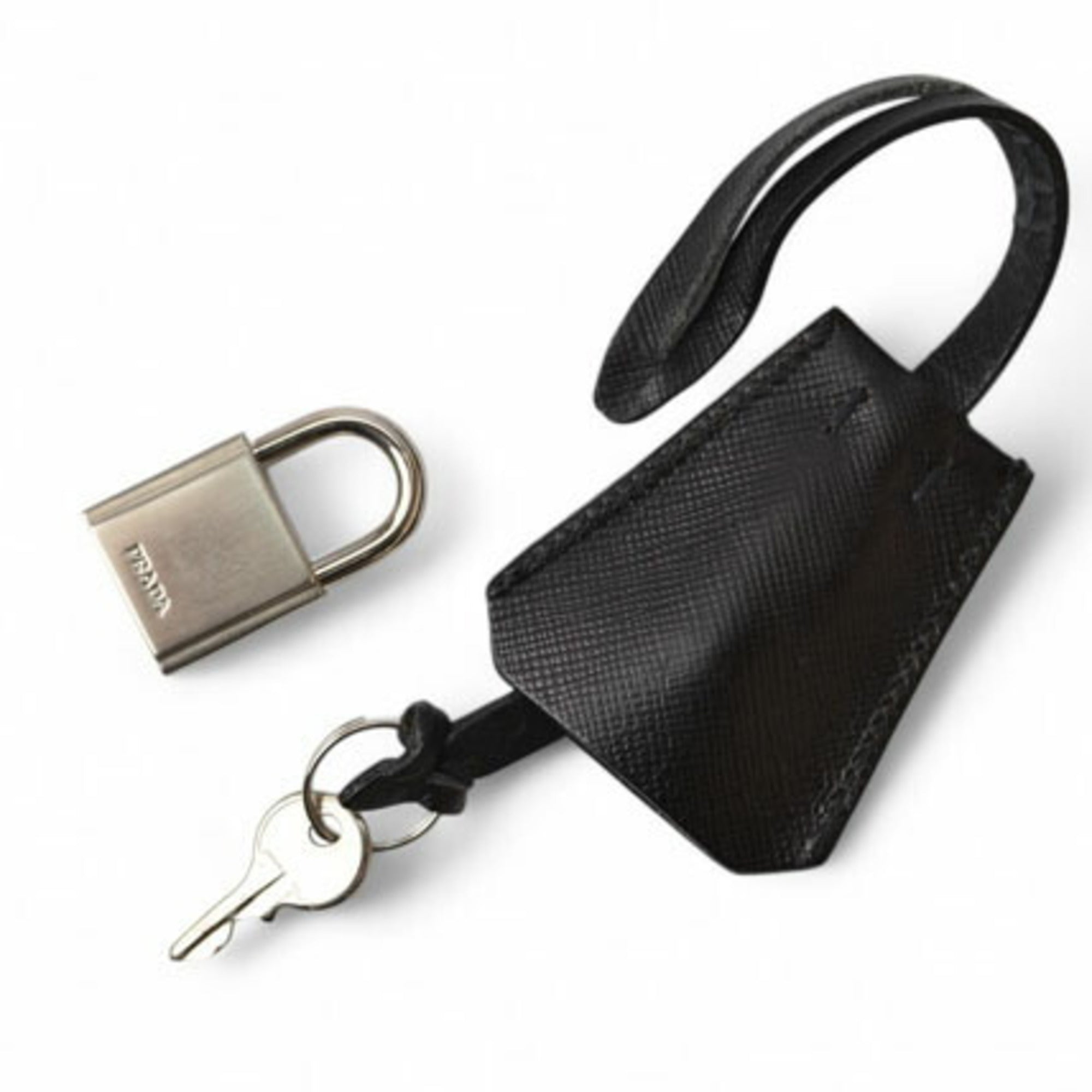 Prada Black Nero Nylon Boston Bag Shoulder Bag (Pre-Owned)