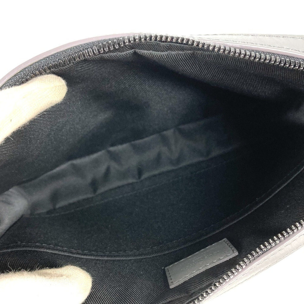 Louis Vuitton Gray Monogram Shadow Clutch Bag Shoulder Bag (Pre-Owned)