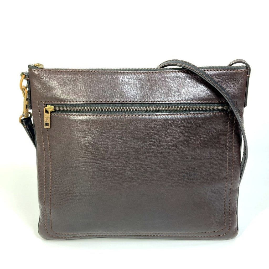 Louis Vuitton Brown Coffee Utah Leather Pochette Shoulder Bag (Pre-Owned)