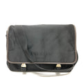 Prada Black Brown Nylon Messenger Bag Shoulder Bag (Pre-Owned)
