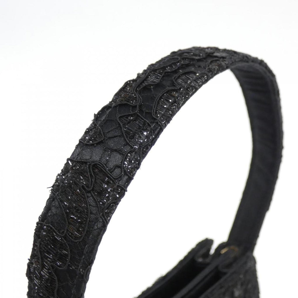 Chanel Black Satin Handbag (Pre-Owned)