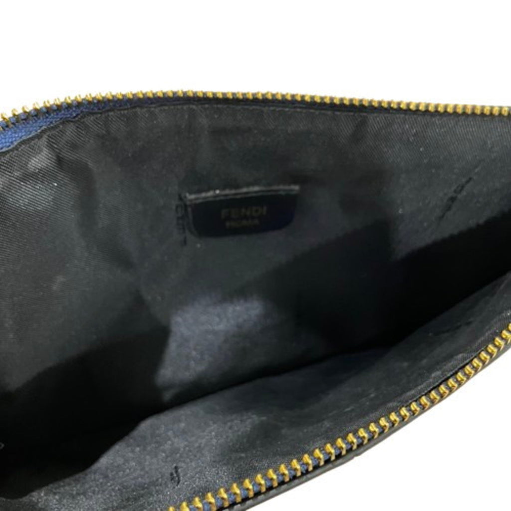 Fendi Multi-Color Leather Clutch Bag (Pre-Owned)