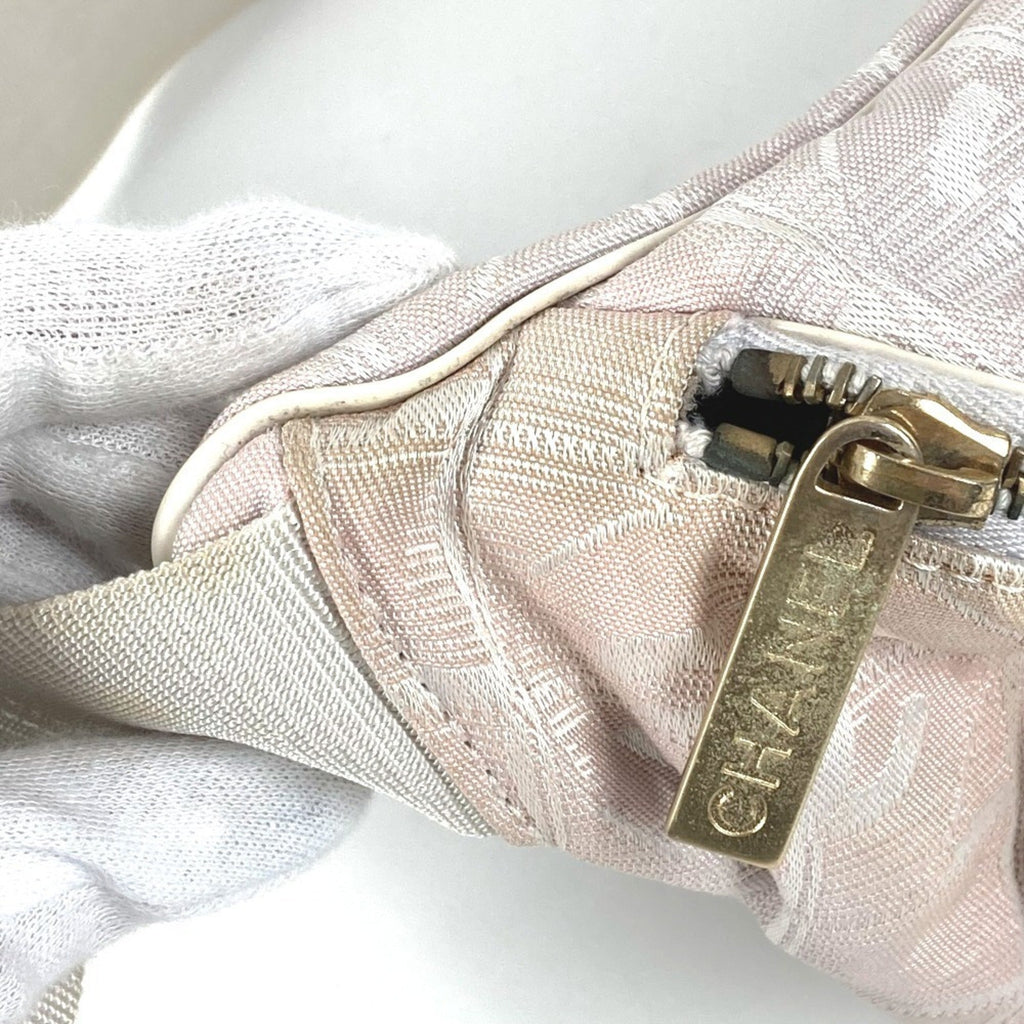 Chanel New Travel Line Pink Nylon Fanny Pack (Pre-Owned)