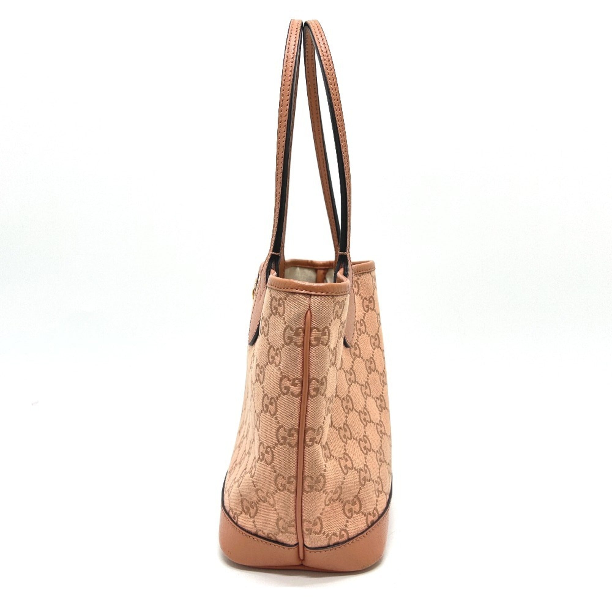 Gucci Pink Gg Canvas Tote Bag (Pre-Owned)