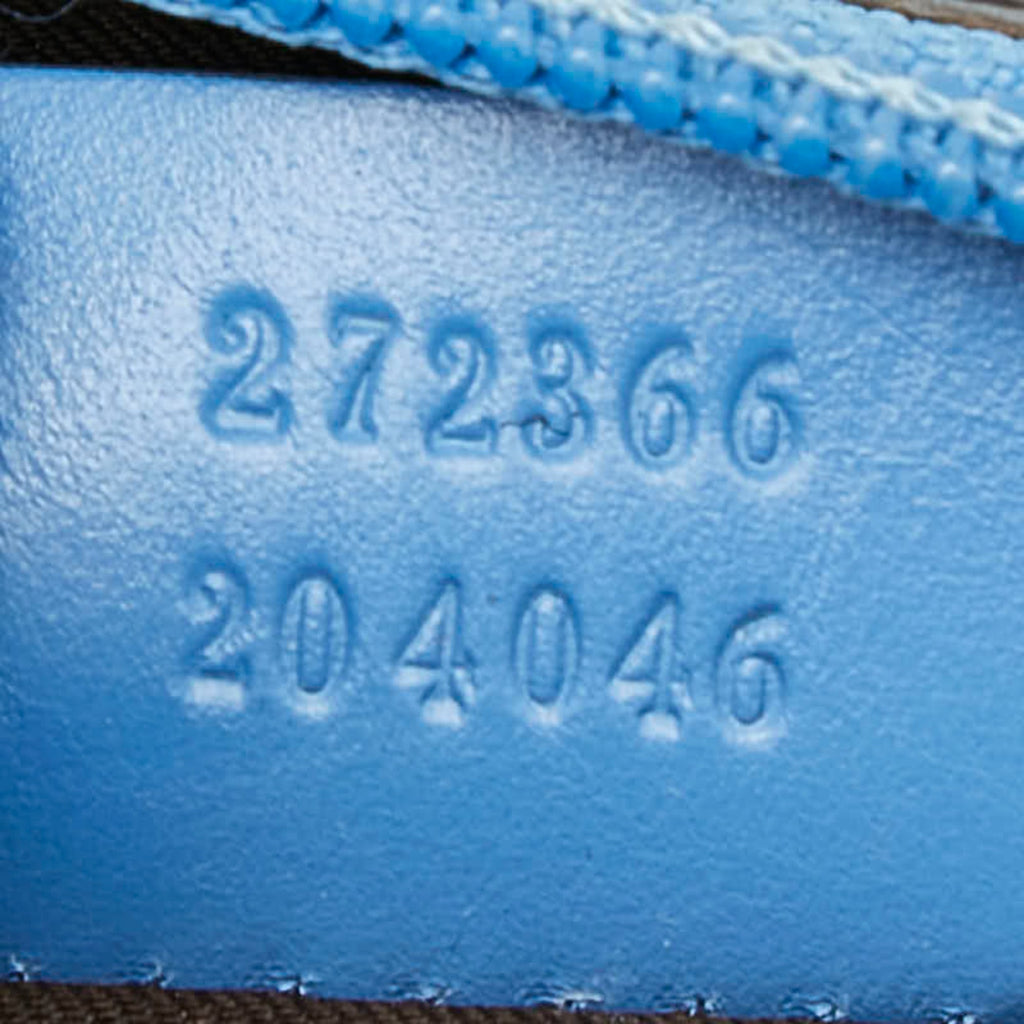 Gucci Blue Leather Pouch (Pre-Owned)