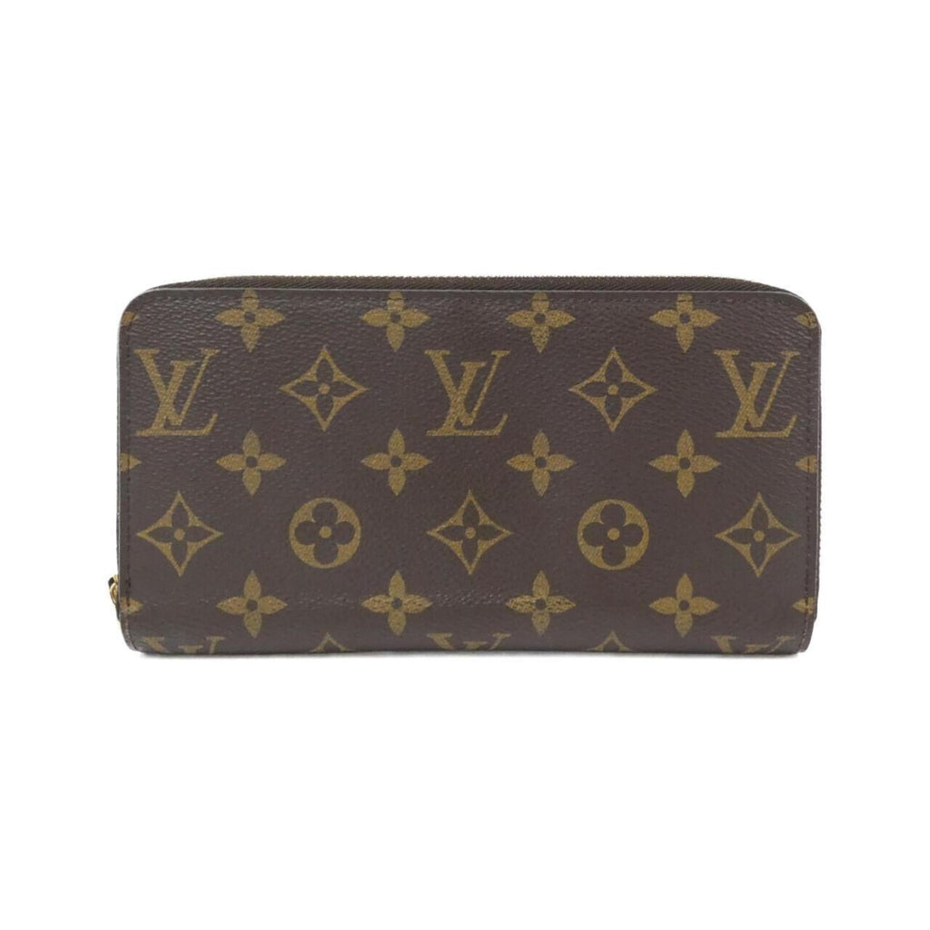 Louis Vuitton Coquelicots Marron Coated Canvas Long Wallet (Bi-Fold) (Pre-Owned)