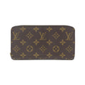 Louis Vuitton Coquelicots Marron Coated Canvas Long Wallet (Bi-Fold) (Pre-Owned)