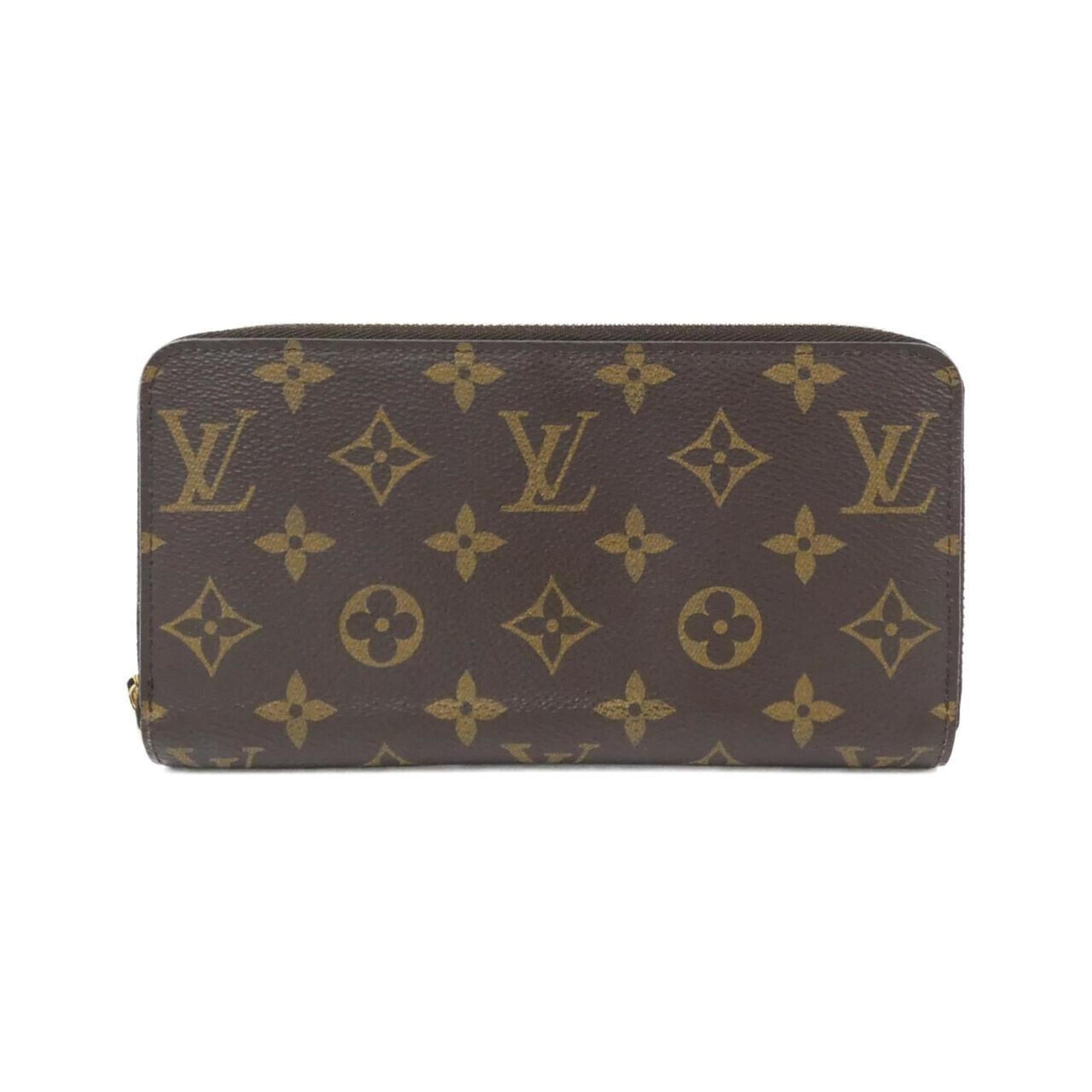 Louis Vuitton Coquelicots Marron Coated Canvas Long Wallet (Bi-Fold) (Pre-Owned)