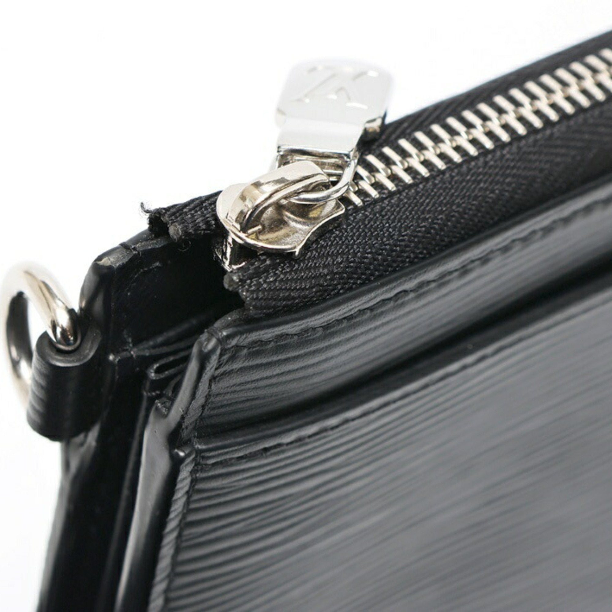 Louis Vuitton Black Noir Epi Leather Coin Purse/Coin Case (Pre-Owned)
