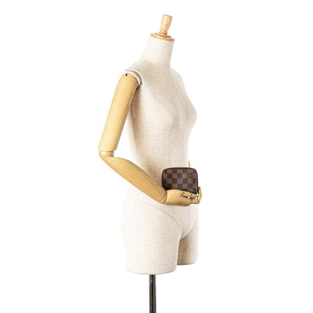 Louis Vuitton Brown Pvc Leather Coin Purse/Coin Case (Pre-Owned)