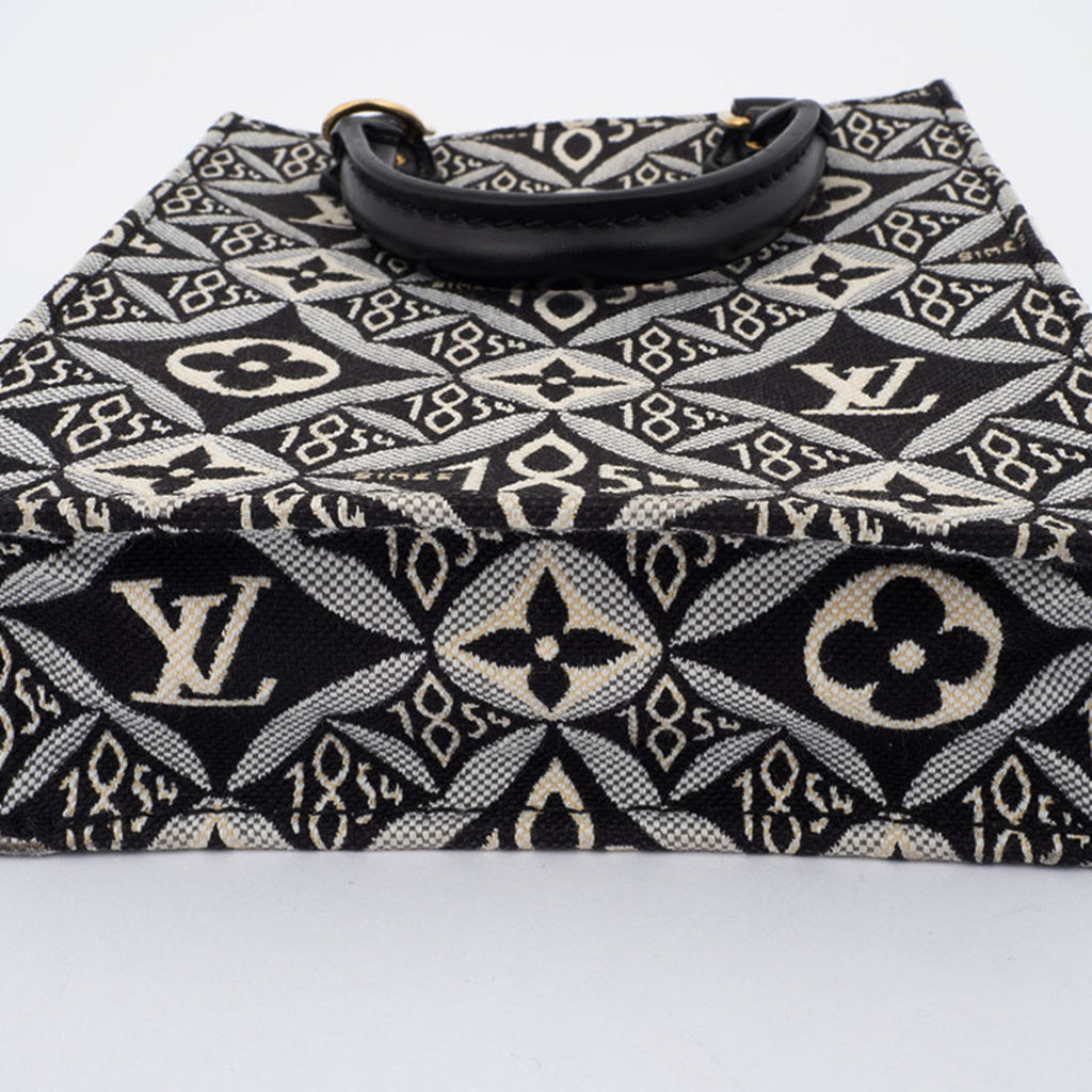 Louis Vuitton Black White Monogram Jacquard Shoulder Bag (Pre-Owned)