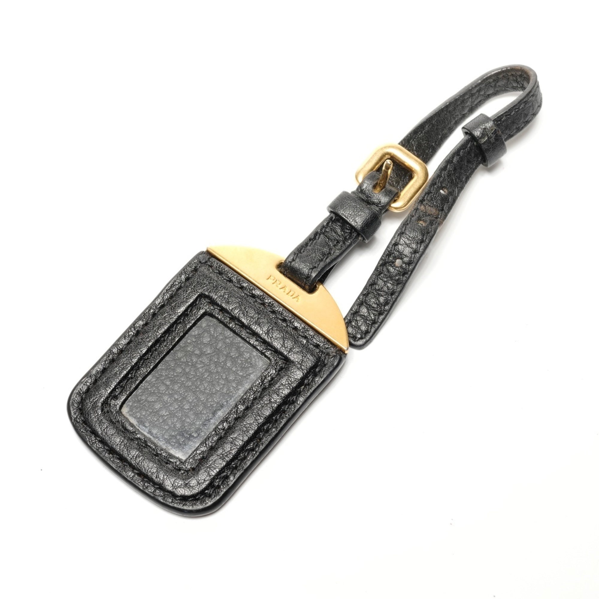 Prada Black Leather Handbag (Pre-Owned)