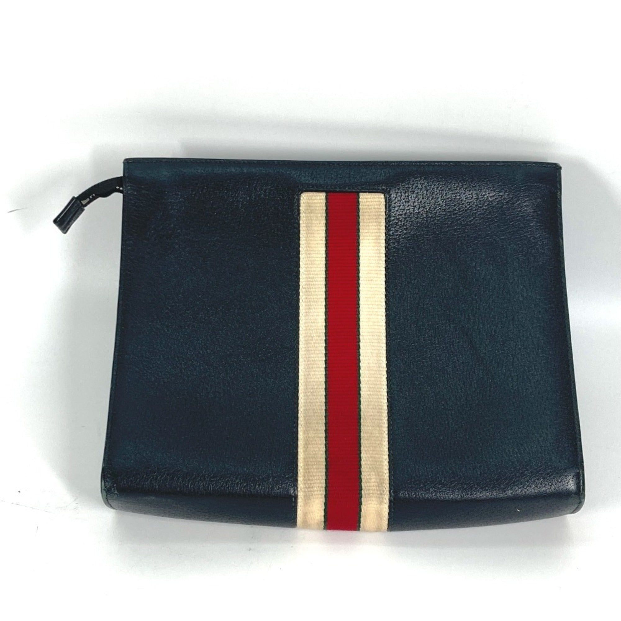Gucci Black Leather Clutch Bag Pouch (Pre-Owned)
