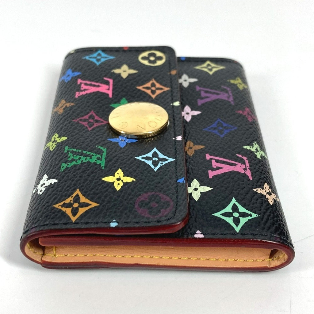 Louis Vuitton Black Noir Monogram Multicolore Coin Purse/Coin Case (Pre-Owned)