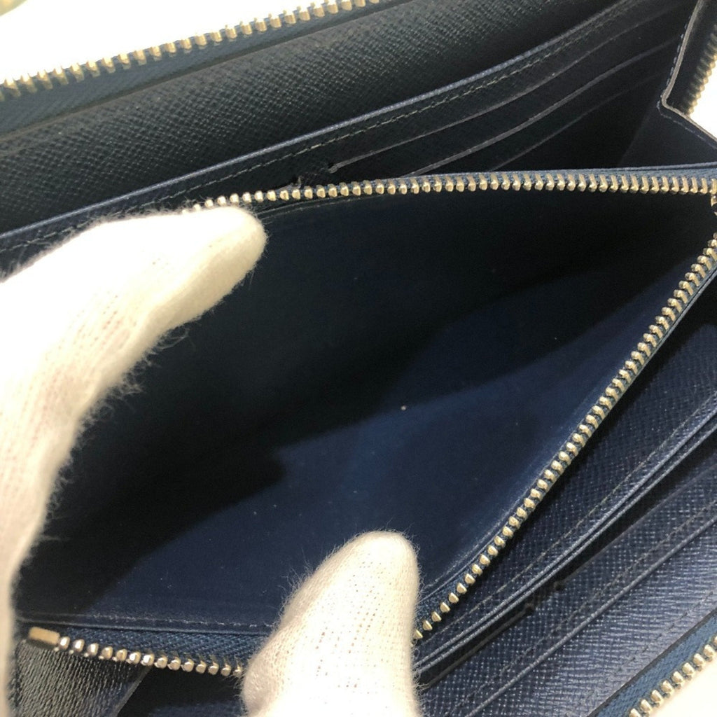 Louis Vuitton Epi Blue Epi Leather Long Wallet (Bi-Fold) (Pre-Owned)