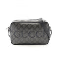 Gucci Black Gray Gg Supreme Shoulder Bag (Pre-Owned)